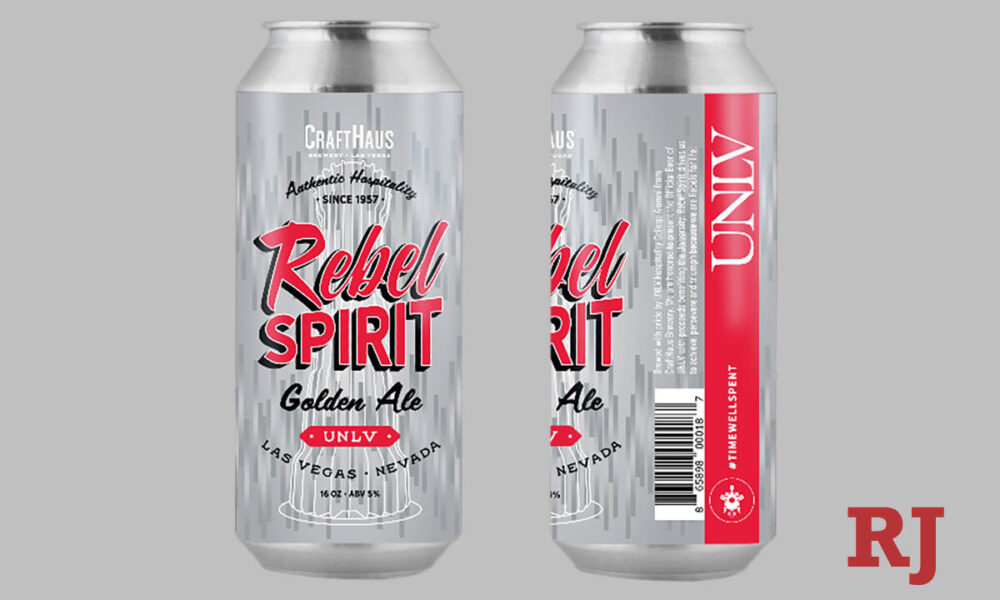 UNLV beer available from CraftHaus Brewery