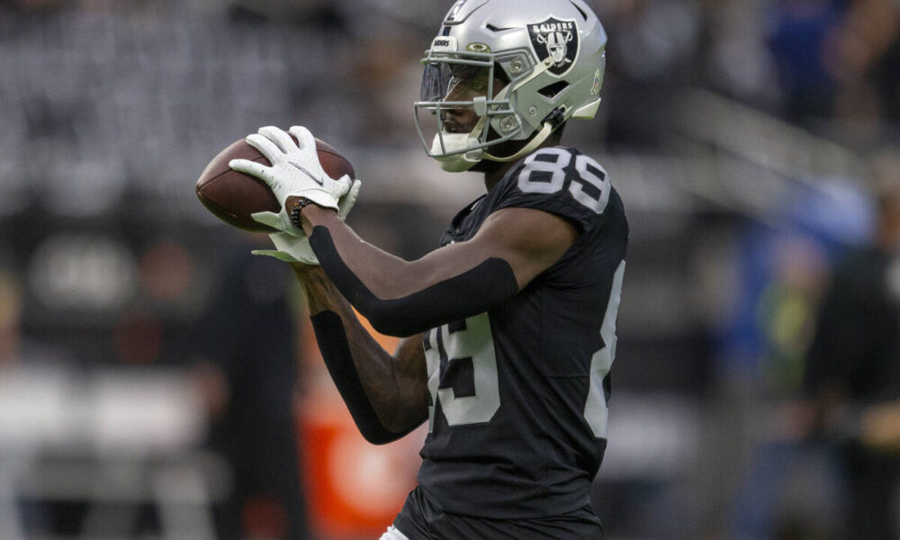 Raiders trading wide receiver Bryan Edwards to Falcons