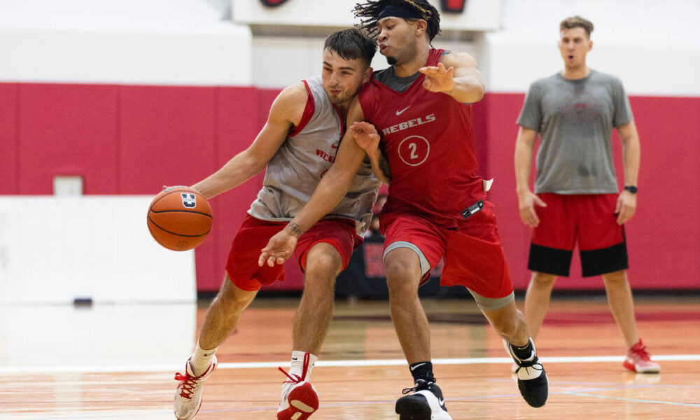 UNLV basketball holds final practice before Canadian tour