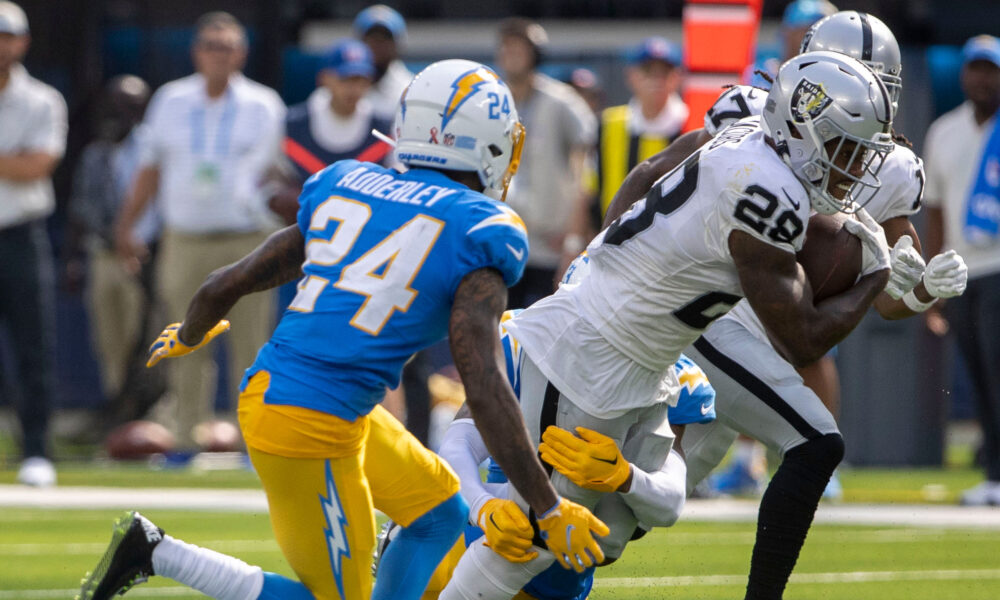 Raiders, Chargers answer questions after season opener