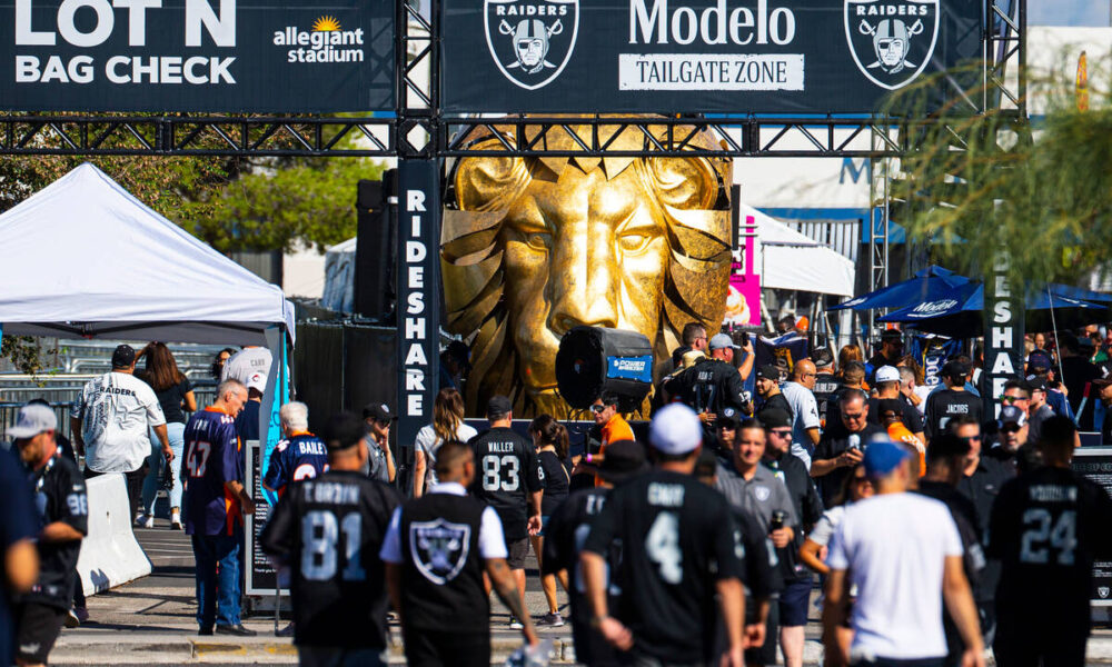 Tailgating at Allegiant Stadium at Raiders games gets corporate twist