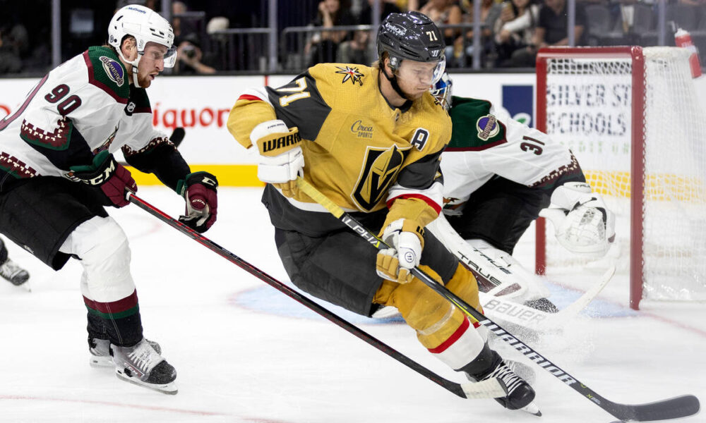 Golden Knights’ William Karlsson’s goal? ‘Just be better than last year’