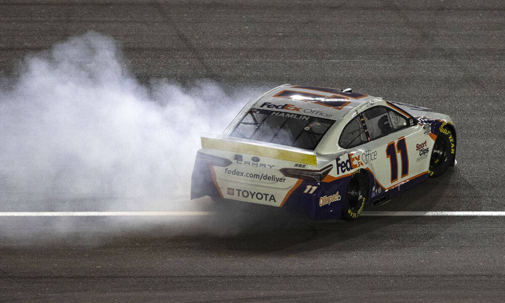 Denny Hamlin’s first Las Vegas NASCAR win recalled