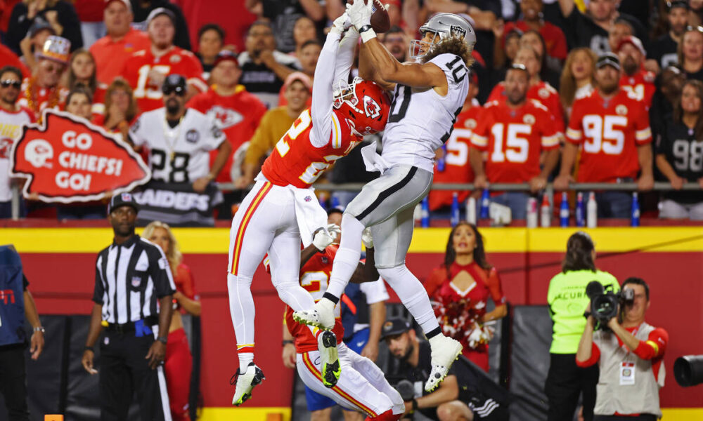 Raiders fall to AFC West rival Kansas City Chiefs on ‘MNF’
