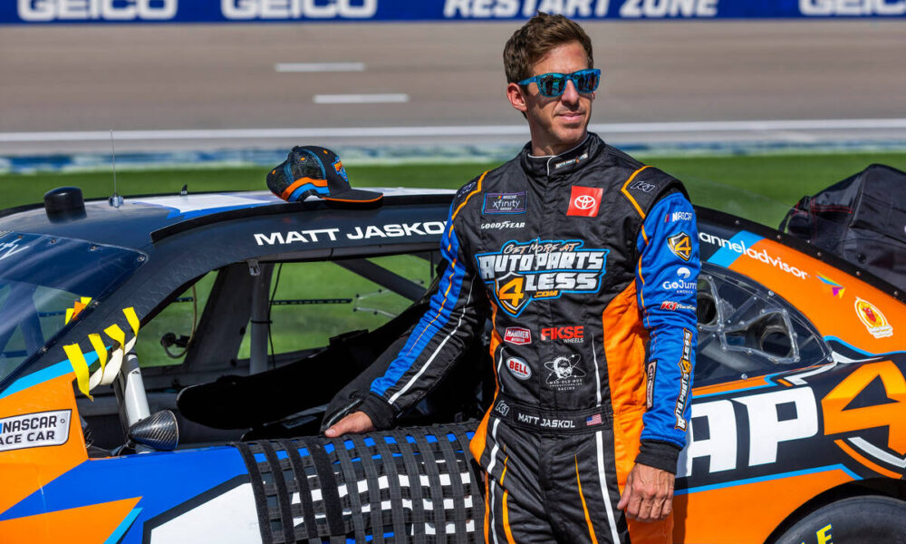 Matt Jaskol, part-time driver, still working on NASCAR dream.