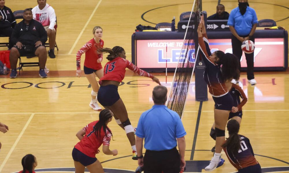 Liberty sweeps Legacy in girls volleyball — PHOTOS