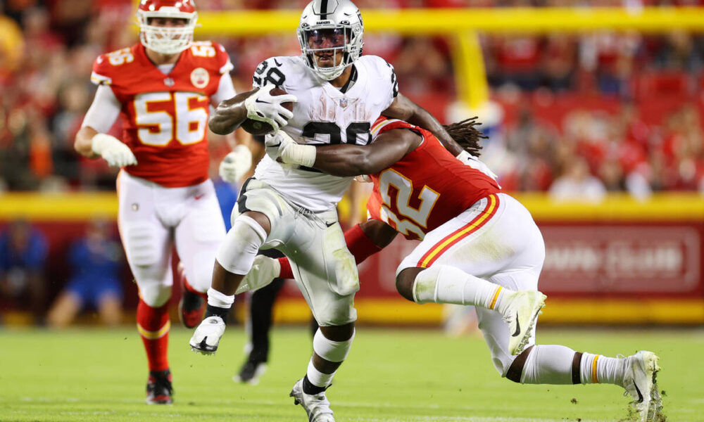 Raiders’ Josh Jacobs enjoying career season in contract year