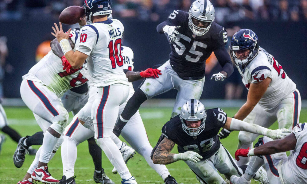 Maxx Crosby finds ways to help Raiders win without sack