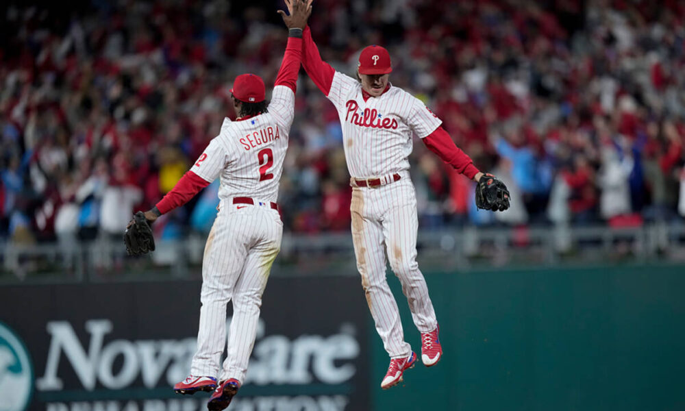 Bryson Stott, Bryce Harper make World Series with Phillies