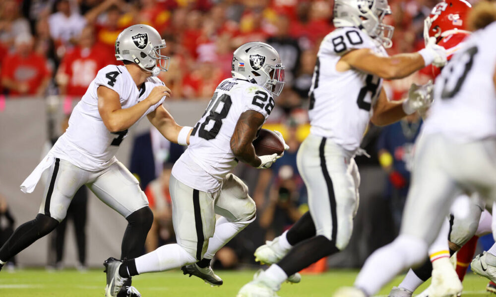 Raiders’ play-action pass game could be key vs. New Orleans Saints