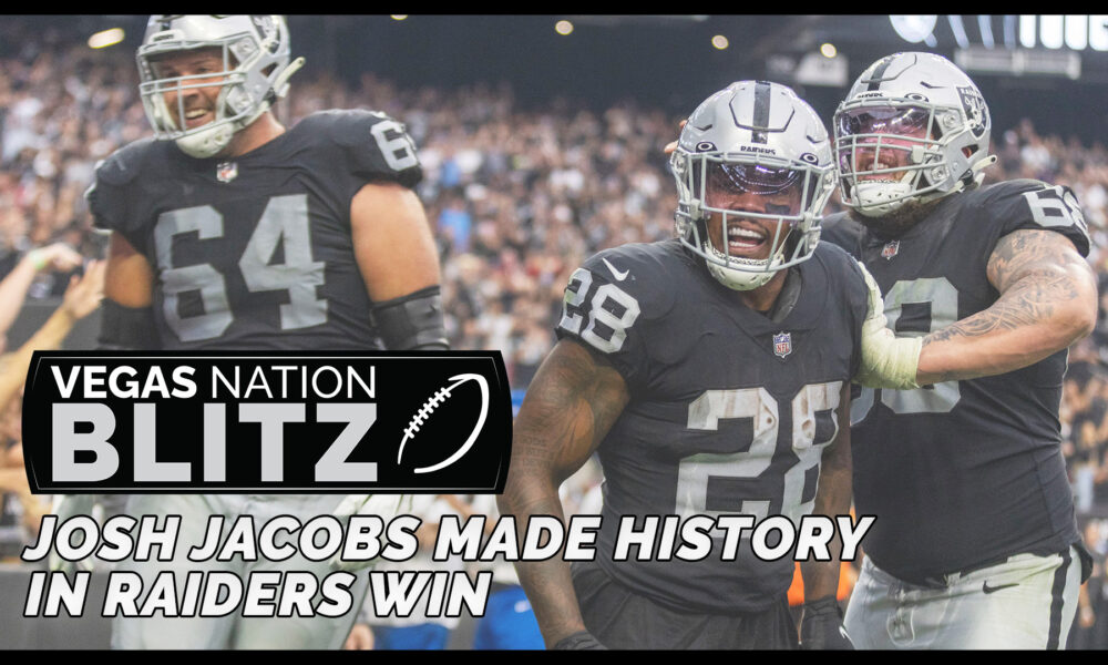 Josh Jacobs makes history in Raiders win — Vegas Nation Blitz