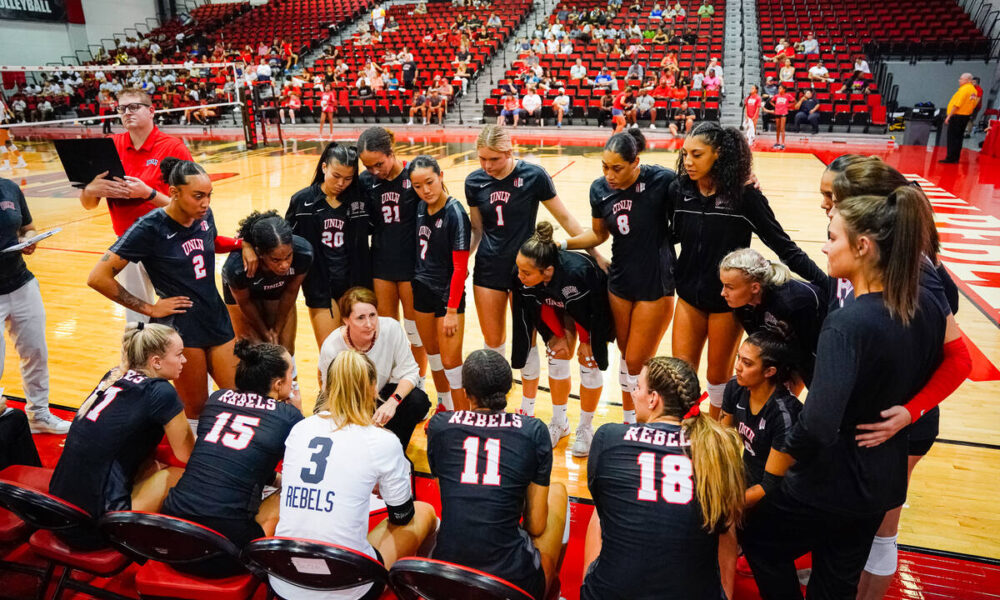 UNLV volleyball coach Dawn Sullivan program’s fastest to 100 wins