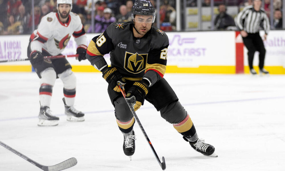 Golden Knights’ William Carrier on pace for career year offensively