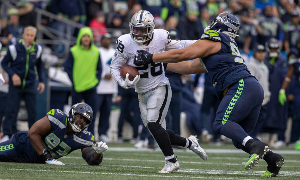 Raiders’ Josh Jacobs is Week 12 NFL Slimetime MVP