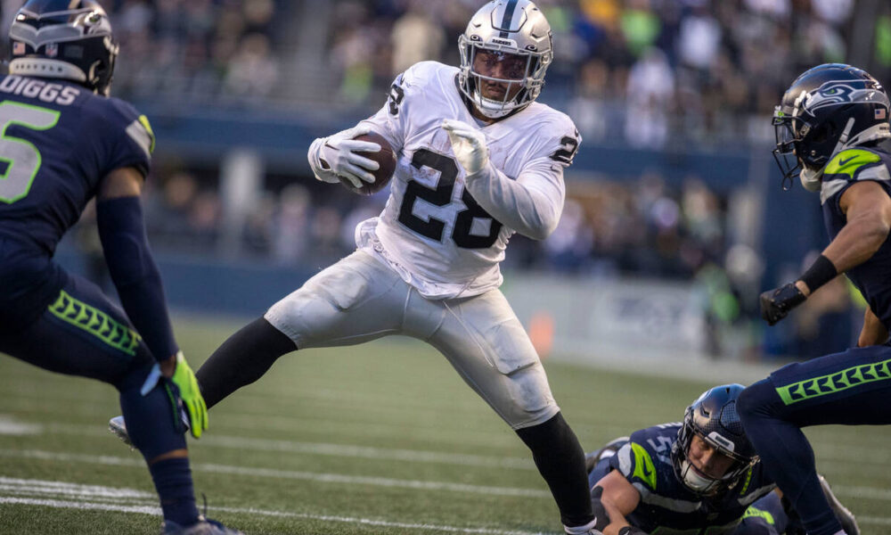 Raiders’ Josh Jacobs has proven his worth, but what will Vegas do?