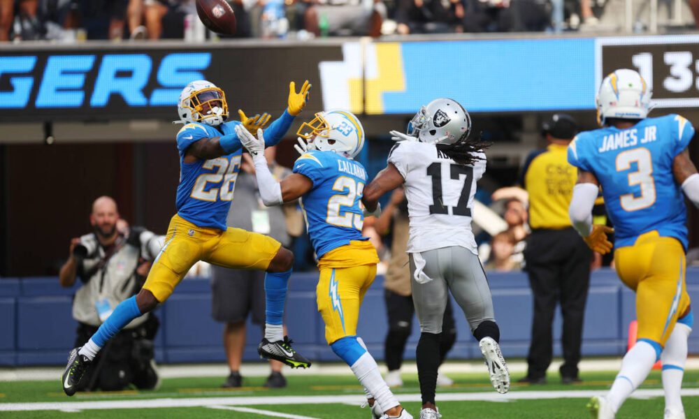 Raiders say they’ve improved since Week 1 loss to Chargers