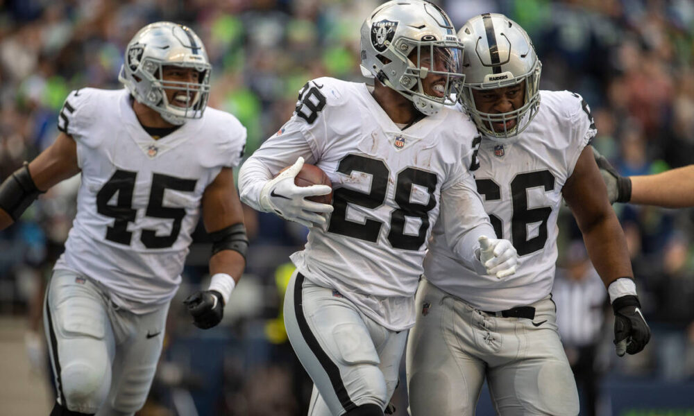 Raiders’ Josh Jacobs active for Chargers game