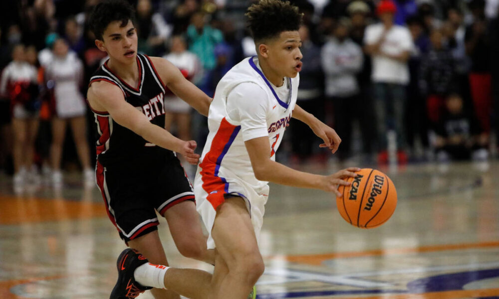 Bishop Gorman boys basketball beats Mojave in blowout