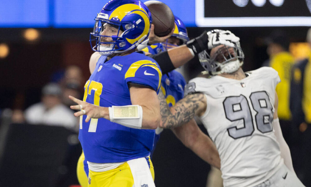 Raiders stunned by Baker Mayfield’s late heroics in Rams debut