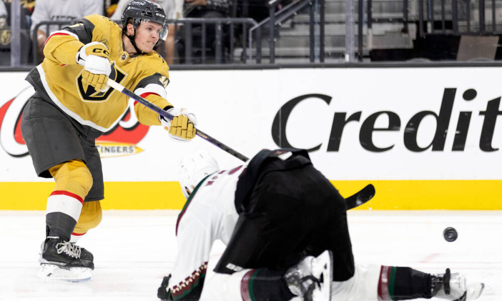 Golden Knights’ Jonathan Marchessault out against St. Louis Blues
