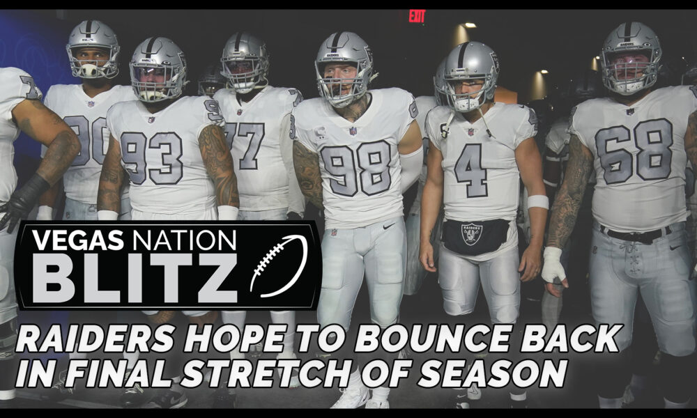 Raiders Hope to Bounce Back in Final Stretch of Season — Vegas Nation Blitz