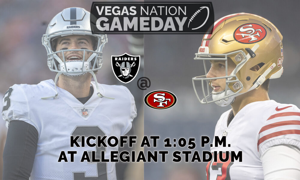 Raiders’ Stidham in at QB against rival 49ers — Vegas Nation Gameday