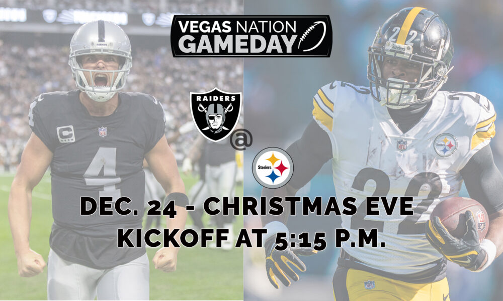 Raiders head into emotionally fueled Steelers game — Vegas Nation Gameday