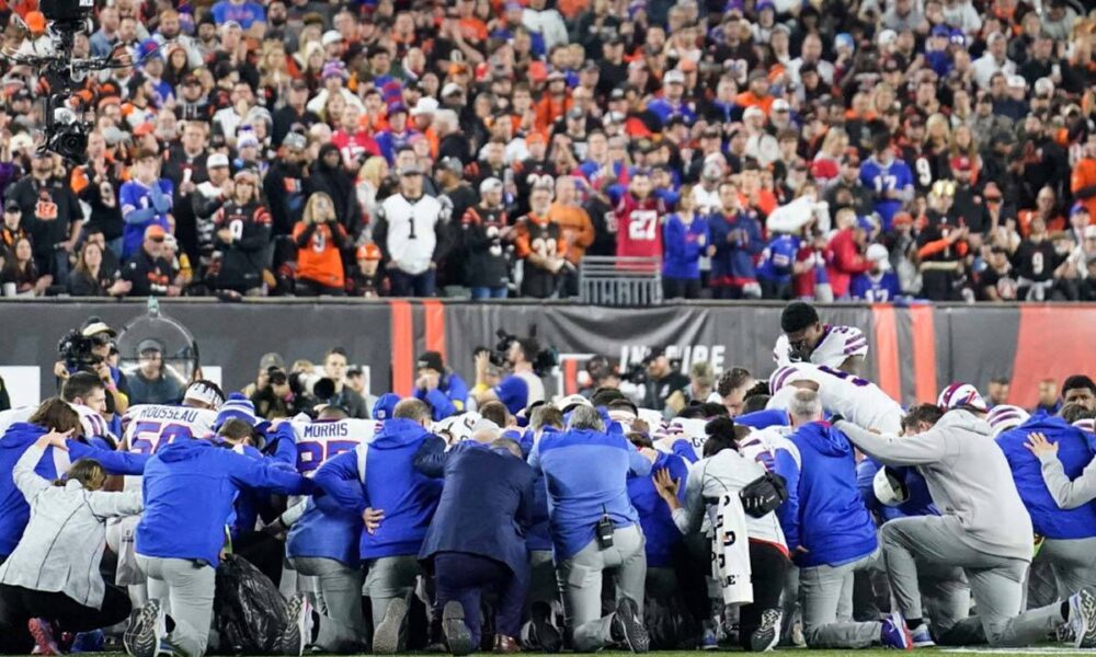 Bills’ Hamlin in critical condition after collapse on field