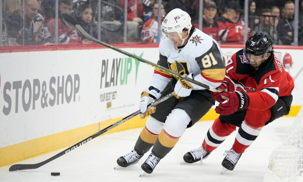 Golden Knights lose to New Jersey Devils in overtime