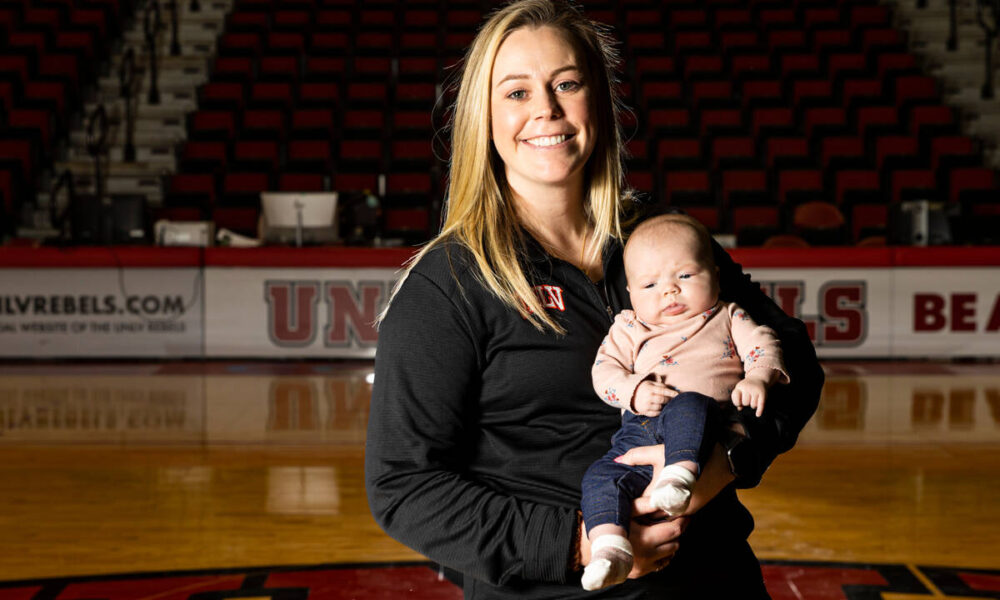 UNLV’s Lindy La Rocque balances roles as new mother and coach