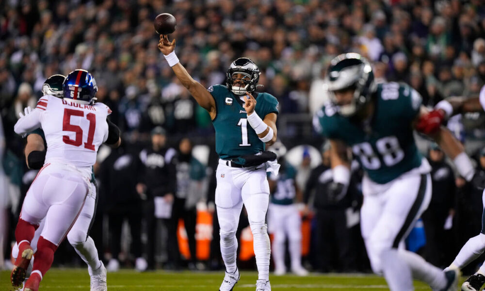 Eagles-49ers NFC title game draws sharp action mostly on 1 side – Fan Shotz