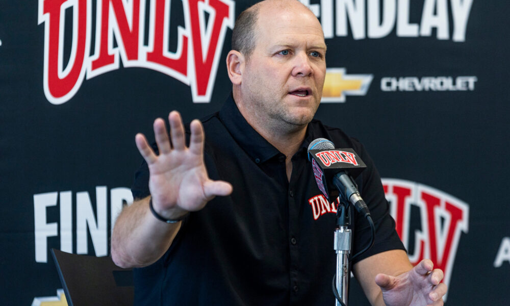 UNLV football introduces coordinators Brennan Marion, Mike Scherer