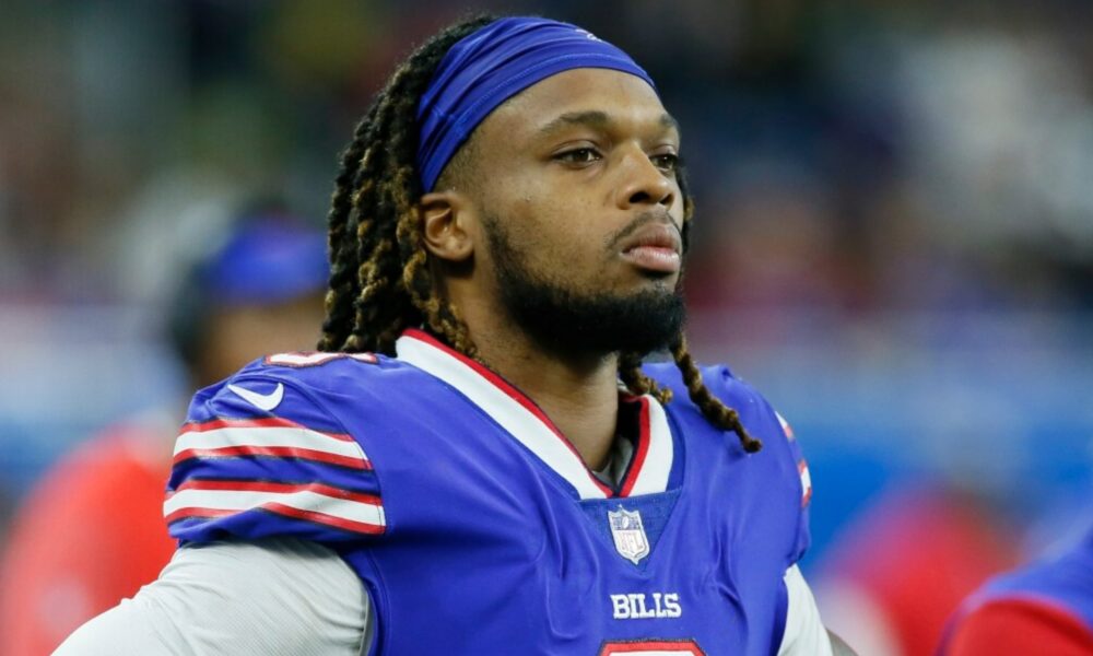 Bills’ Hamlin in critical condition after collapse on field; game suspended
