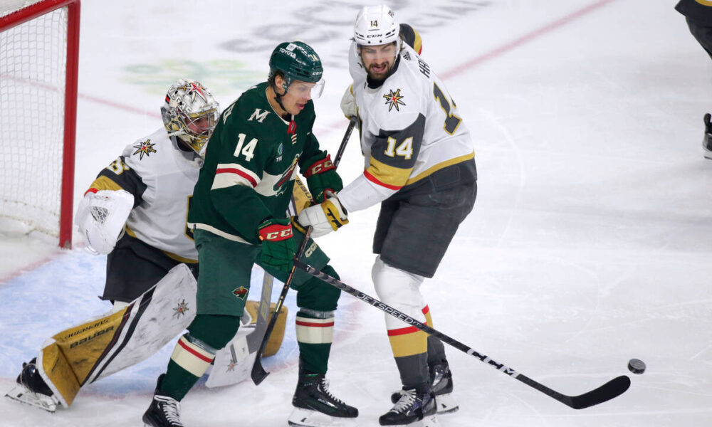 Golden Knights’ Logan Thompson injured in win against Minnesota Wild