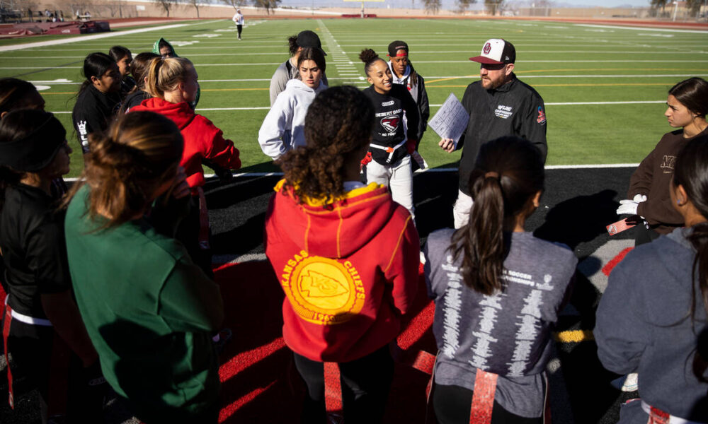 Desert Oasis flag football plays on for fallen teammate