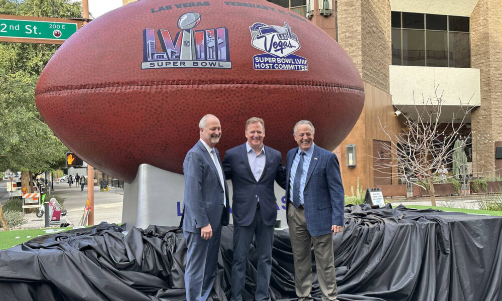 Las Vegas Super Bowl LVIII officially ‘on the clock’