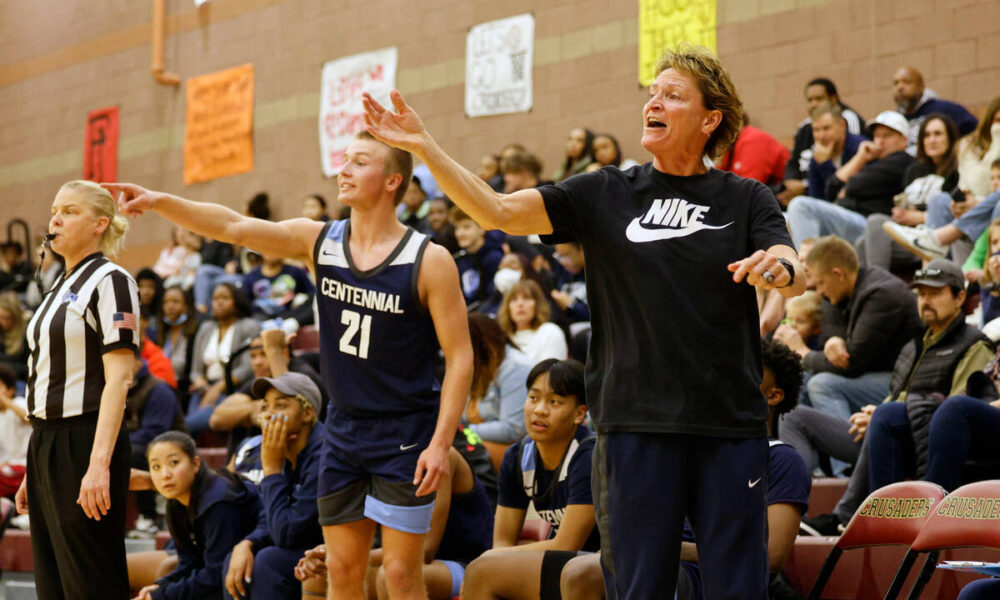 Centennial’s Karen Weitz thrives as coach of boys, girls basketball