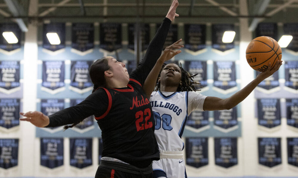 Centennial girls basketball rolls Coronado for Southern title — PHOTOS