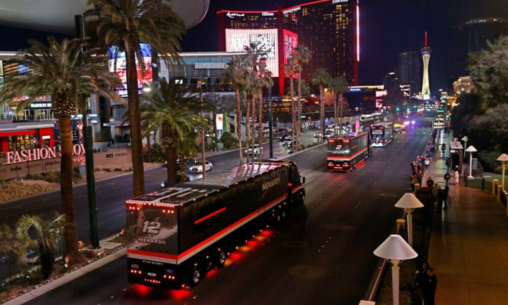 NASCAR Hauler Parade returns to Las Vegas Strip