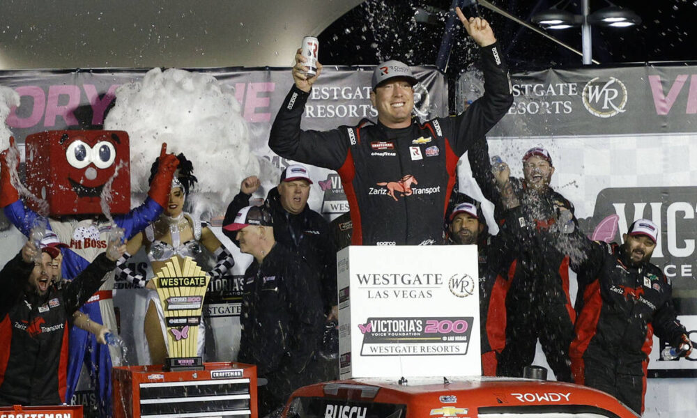 Kyle Busch wins NASCAR Truck Series Victoria’s Voice Foundation 200
