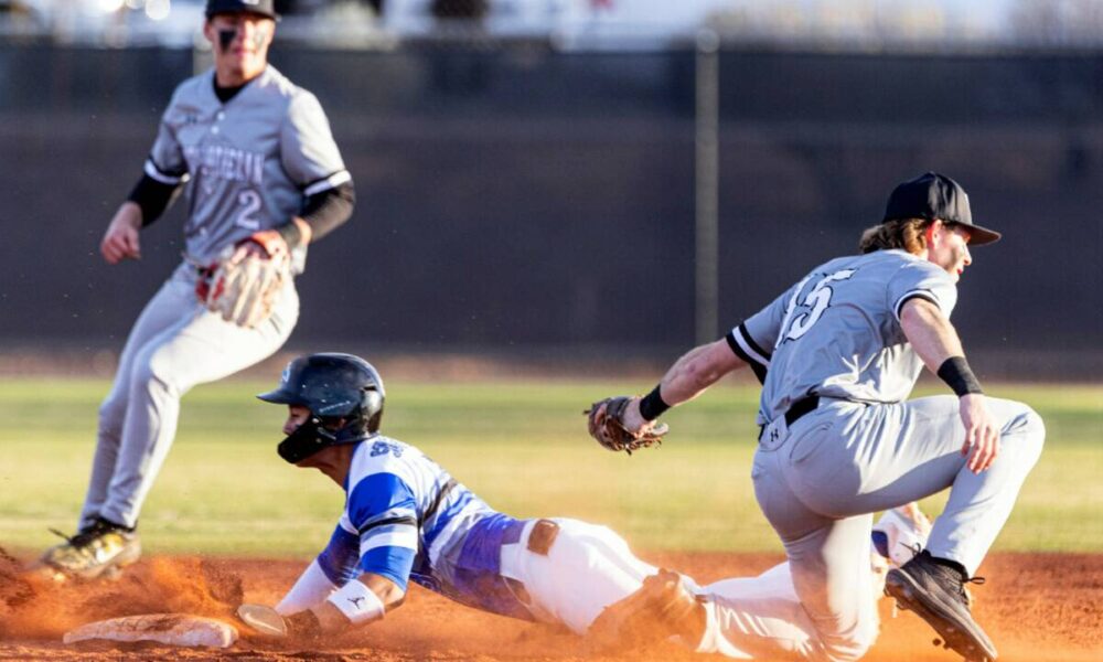 Basic High School baseball defeats Faith Lutheran