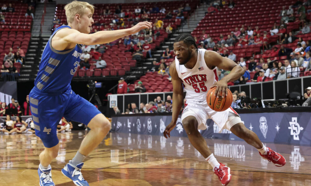 UNLV beats Air Force in overtime behind EJ Harkless’ 35 points