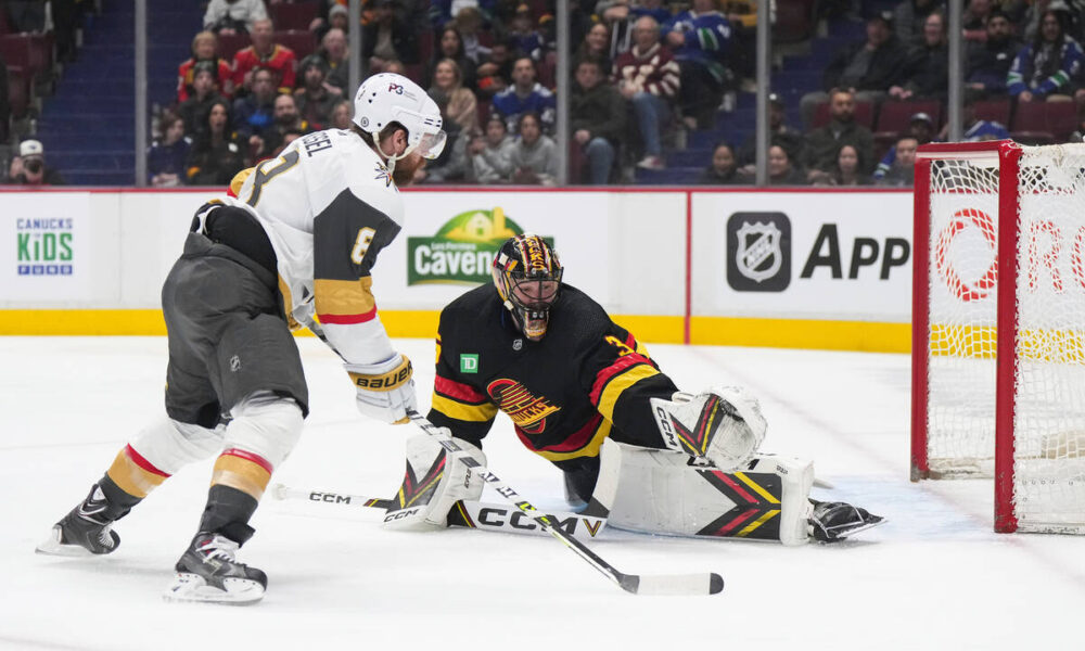 Golden Knights beat Vancouver Canucks behind Jonathan Quick