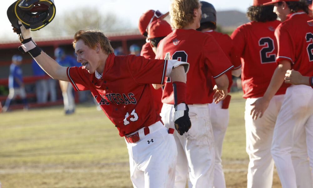 Las Vegas High baseball rallies to beat Green Valley — PHOTOS