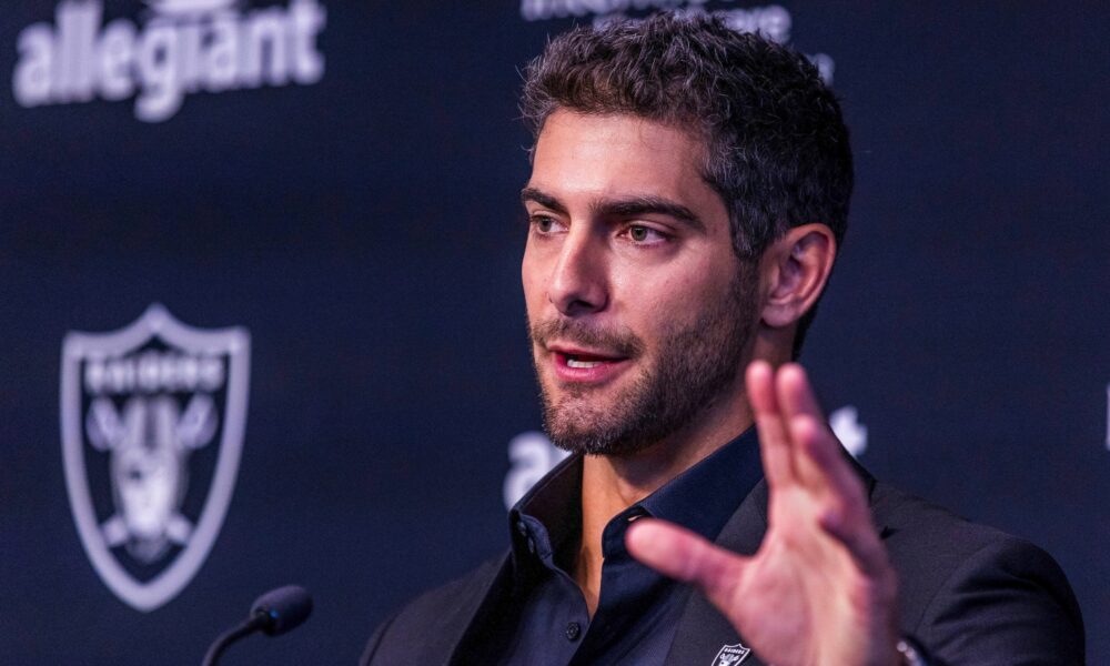 Jimmy Garoppolo signs with Raiders, has to prove he’s the answer