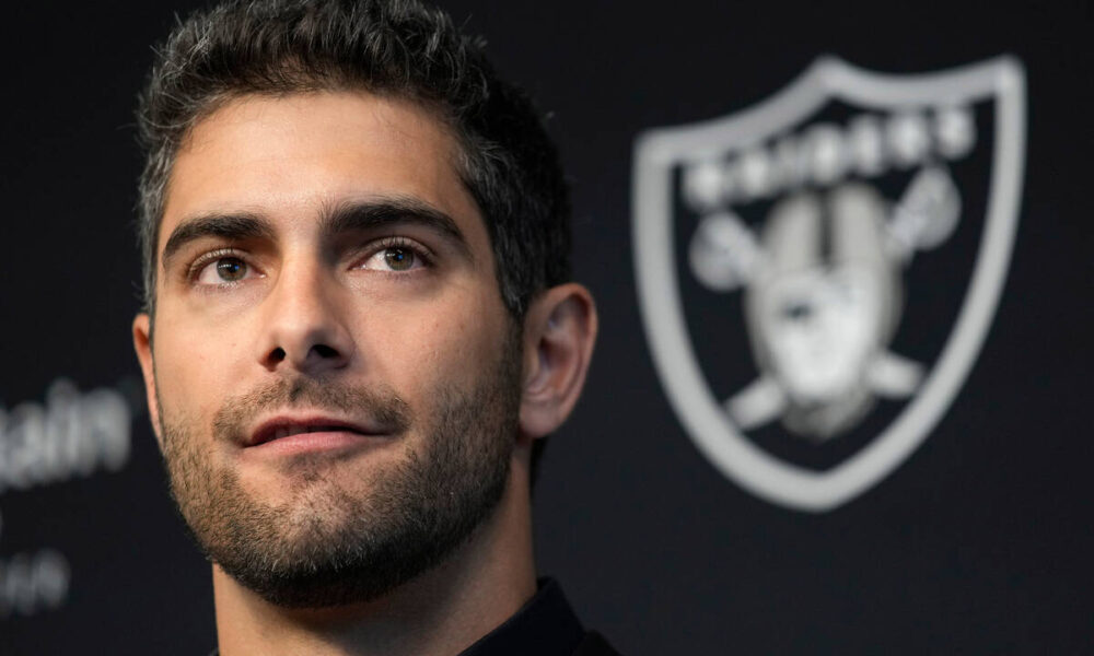 Raiders’ Jimmy Garoppolo begins workouts, but Josh Jacobs absent – Fan ...