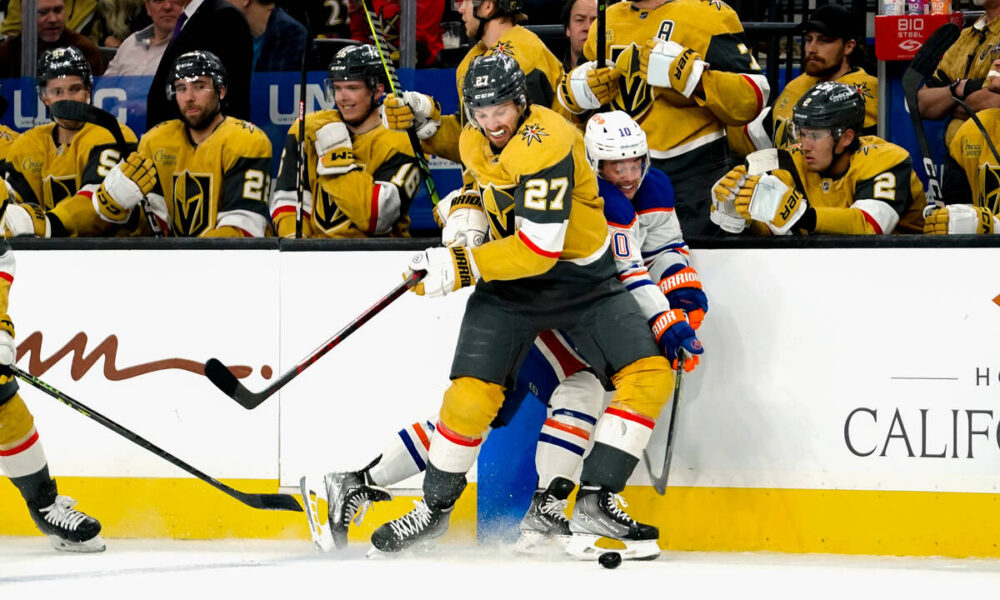 Golden Knights-Edmonton Oilers series to begin Wednesday