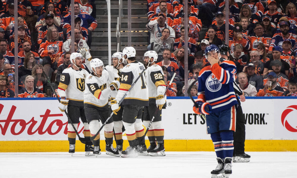 Golden Knights impressive in rout of Edmonton Oilers
