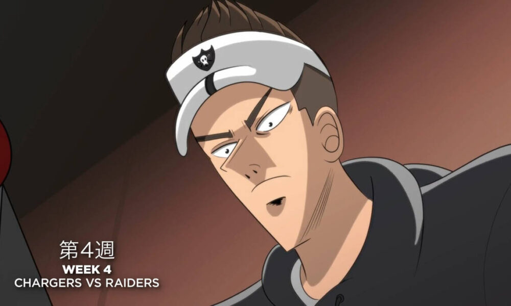 Chargers anime schedule video full of digs at Raiders