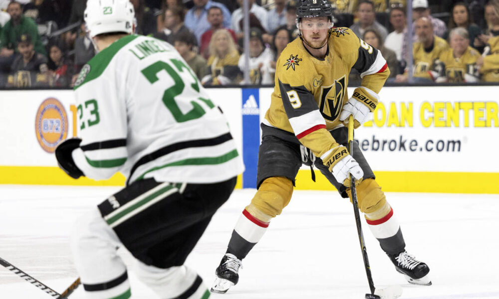 Jack Eichel leads Golden Knights past Dallas Stars